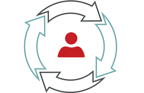 wherscape 3d test Iterate abstract icon