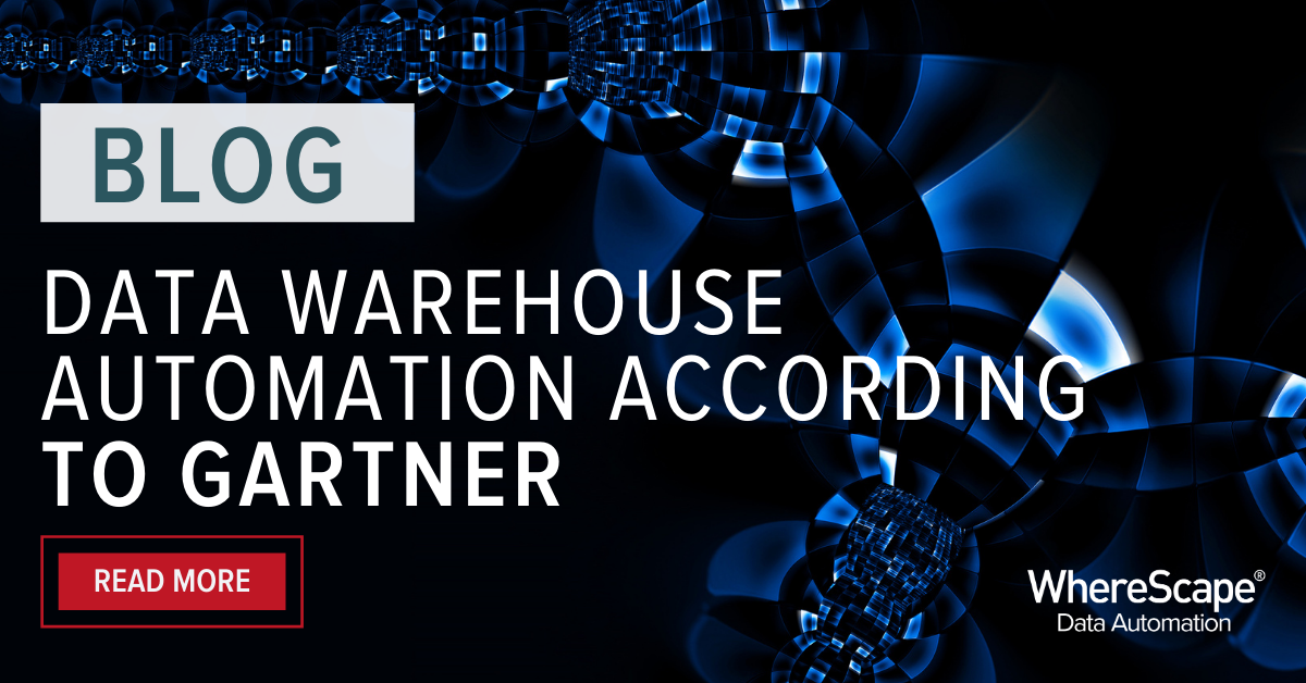 Data Warehouse Automation According to Gartner WhereScape