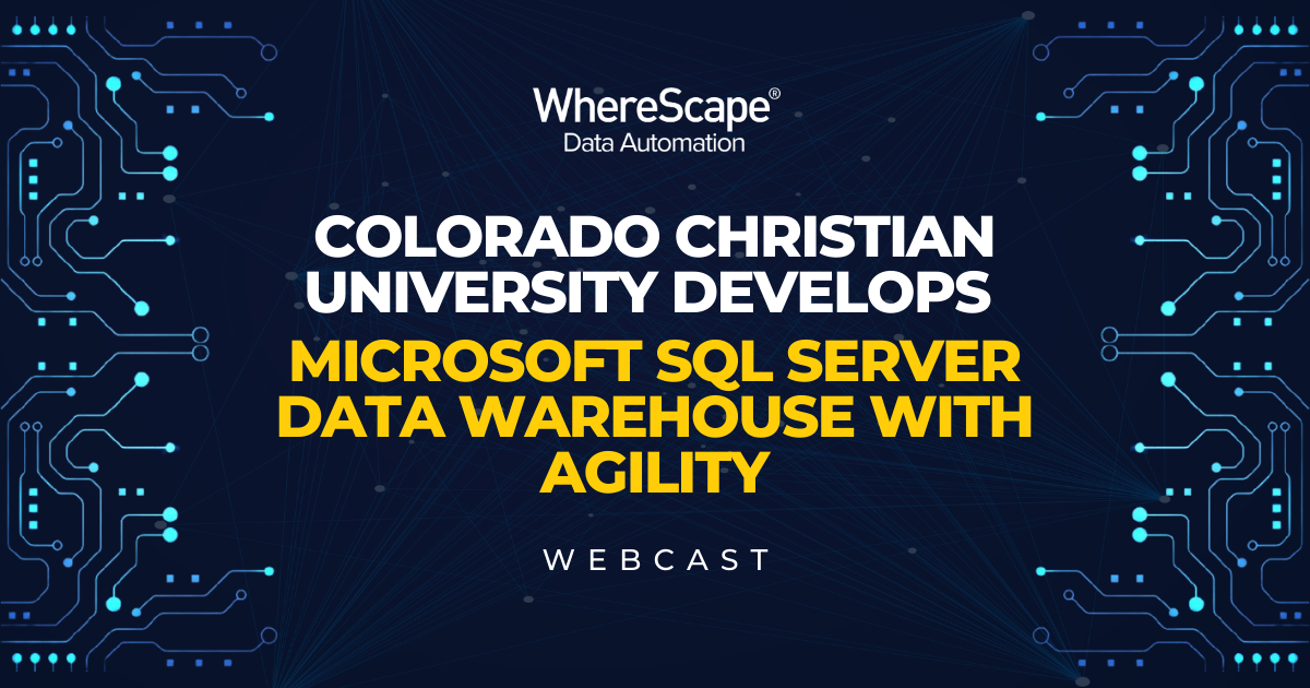 Colorado Christian University Develops Microsoft SQL Server Data Warehouse with Agility