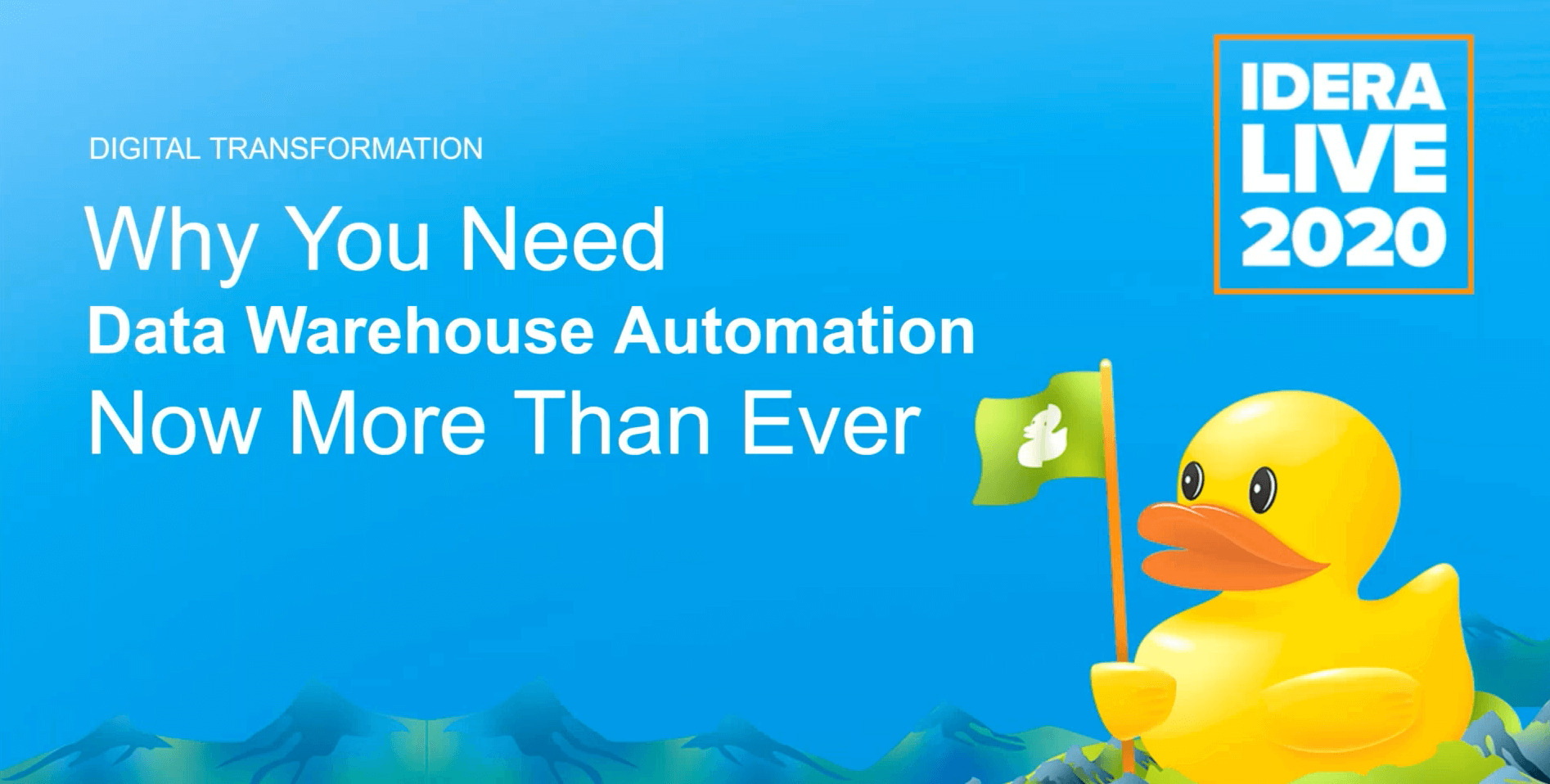 Webcast: Why You Need Data Warehouse Automation Now More Than Ever