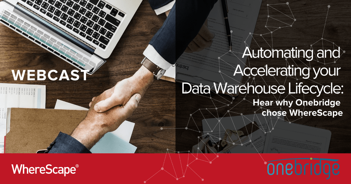 Automating and Accelerating your Data Warehouse Lifecycle