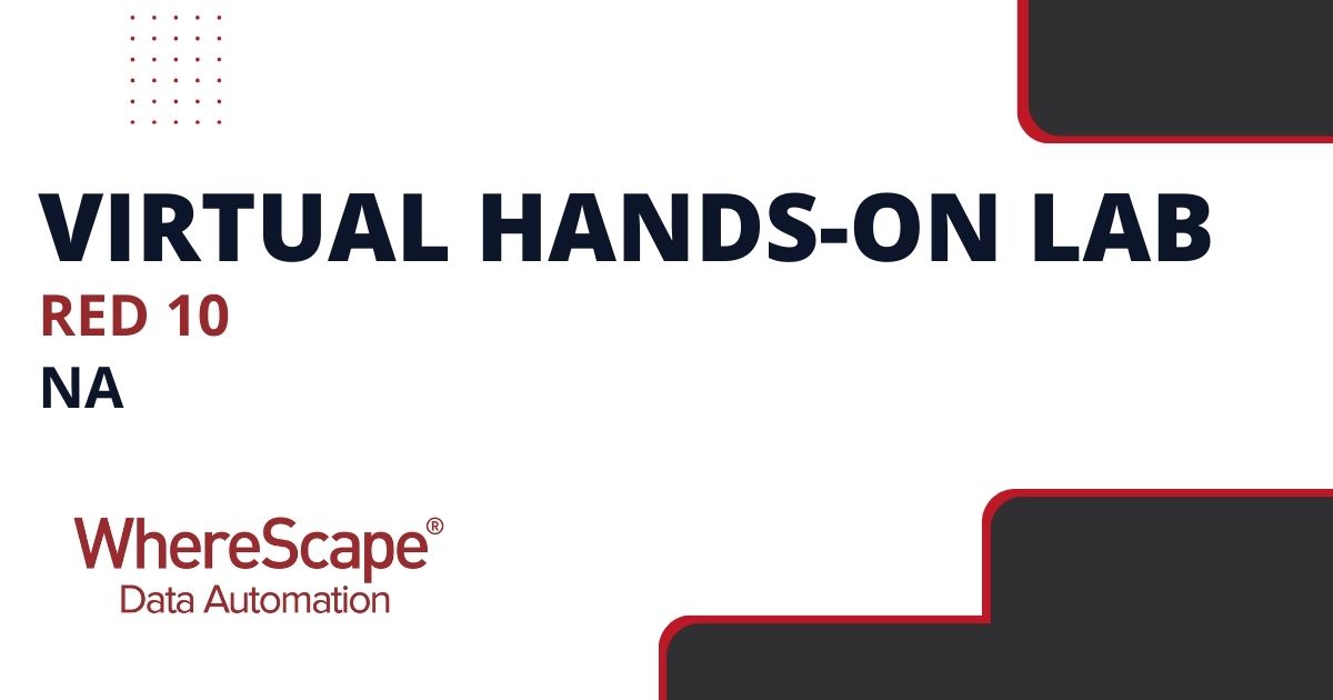 Virtual Hands-On Lab – RED – May 7 – NA