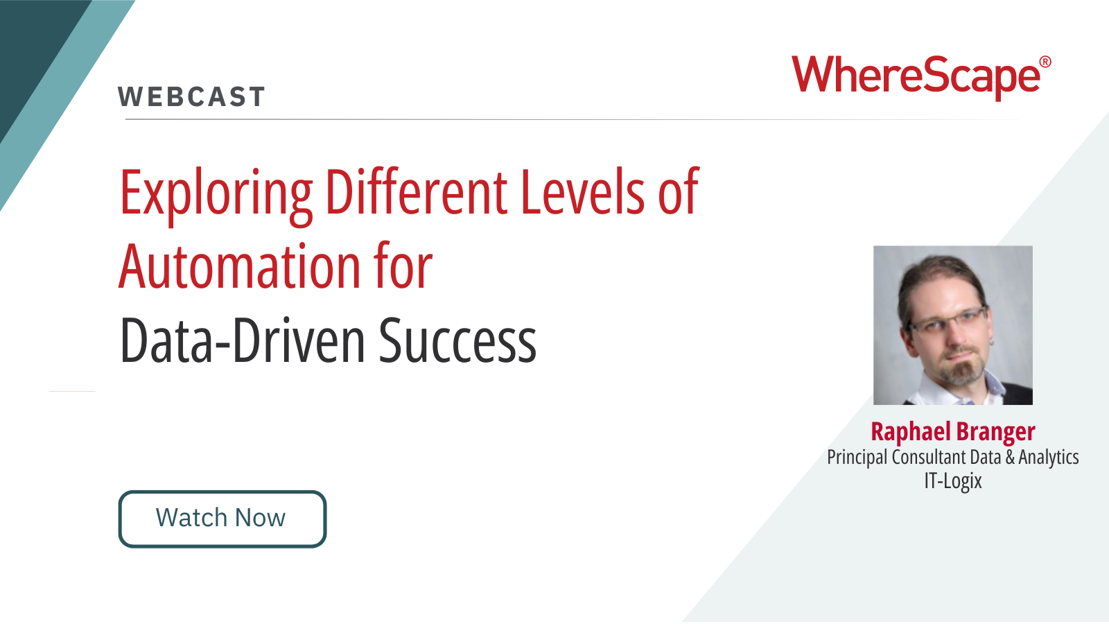 On Demand | IT-Logix | Exploring Different Levels of Automation for Data-Driven Success