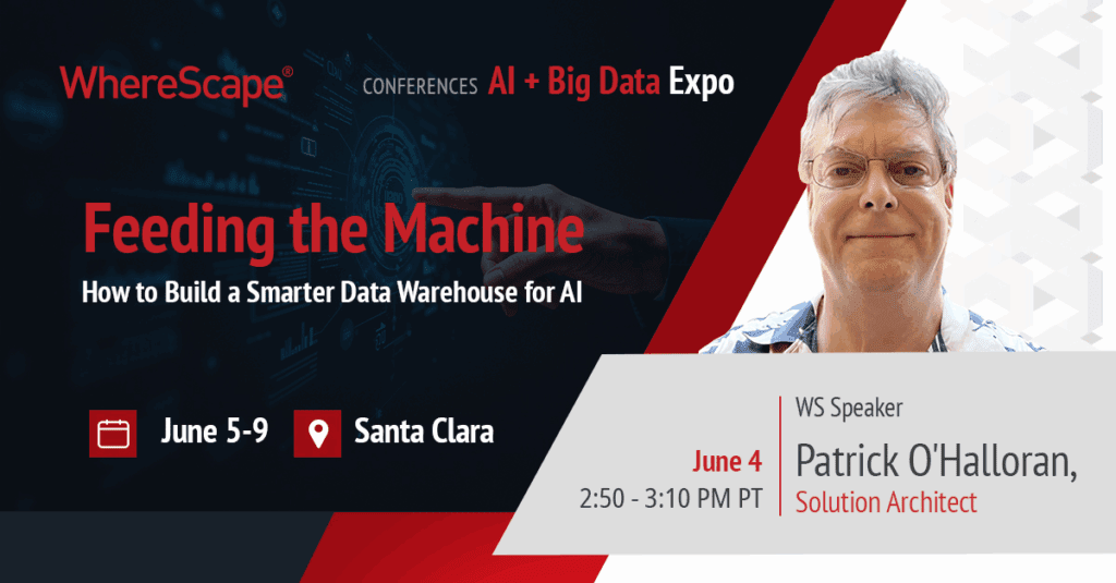 speaking session for wherescape at ai + big data expo 2025