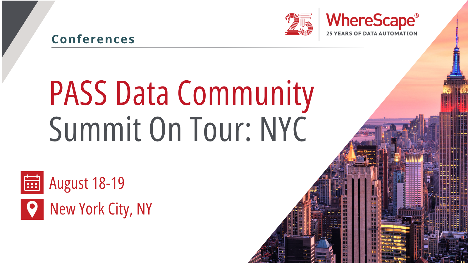 Pass summit on tour new your city