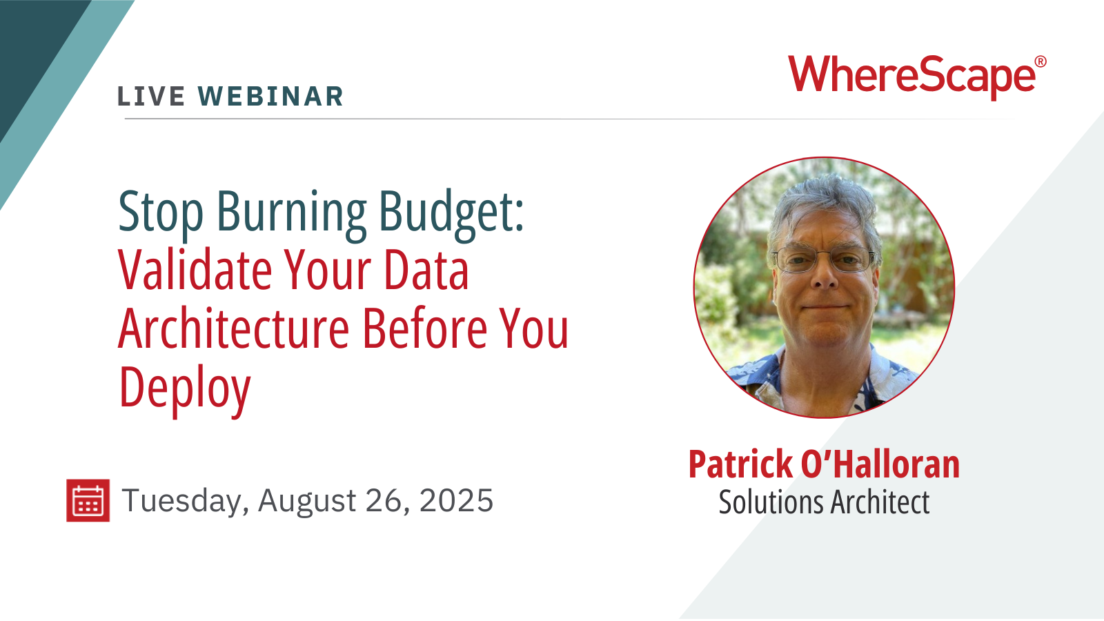 patrick wherescape webinar on oracle