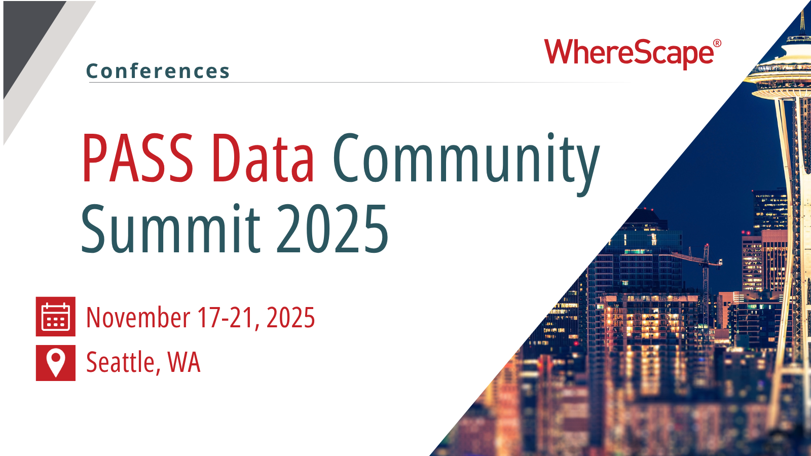 PASS Data community summit. seattle