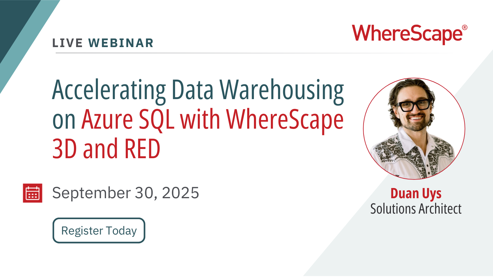 Accelerating Data Warehousing on Azure SQL with WhereScape 3D and RED