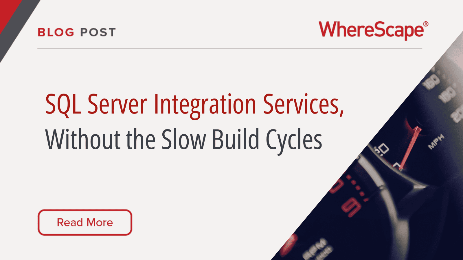 SQL Server Integration Services, Without the Slow Build Cycles