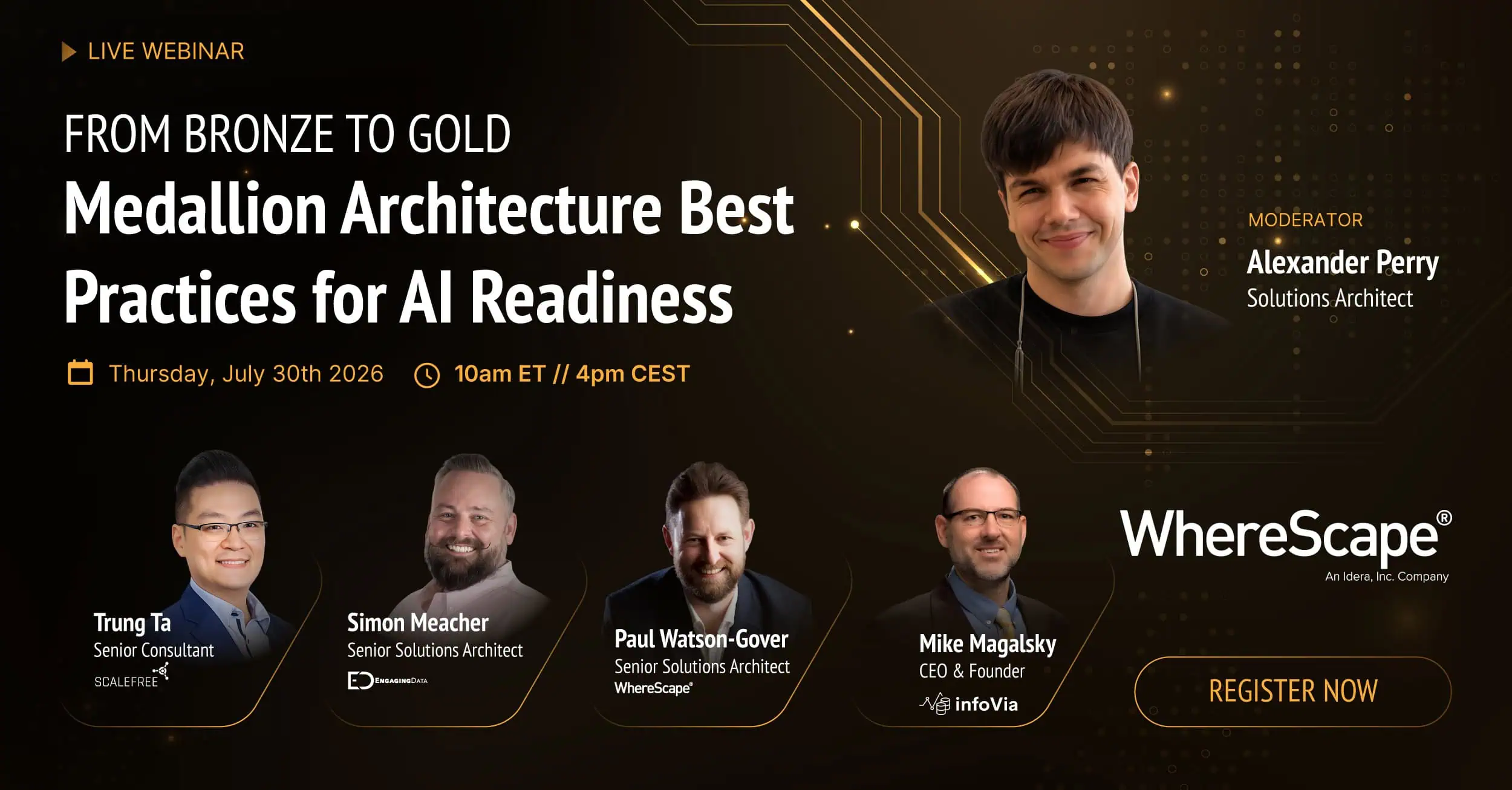 Panel Webinar July – Gold-Medallion Architecture Best Practices for AI Readiness – Website